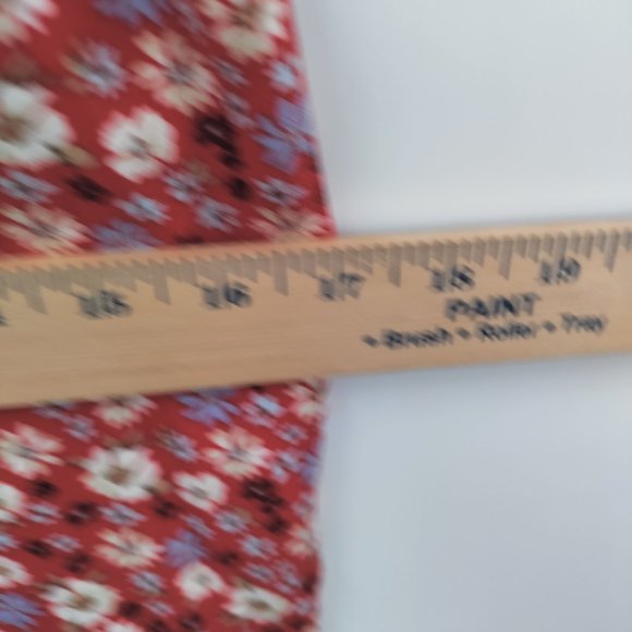 FOREVER 21 Women's Floral Maxi Dress  RED XL - Picture 11 of 12